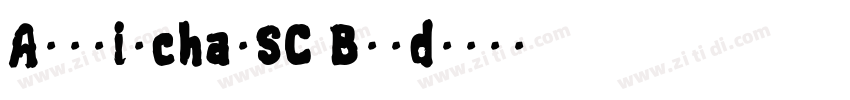 AltrinchamSC Bold字体转换